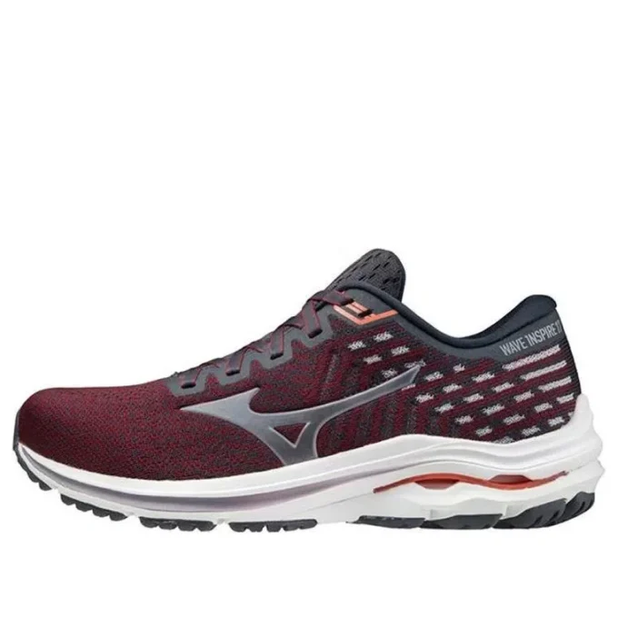 Mizuno Wave Inspire 17 Waveknit Wide “Dark Red”