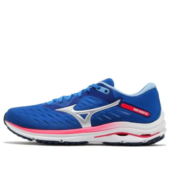 Mizuno Wave Rider 24 “Blue Diva Pink”