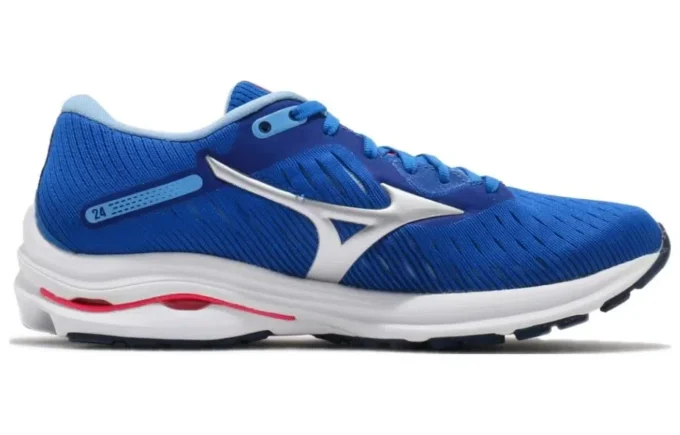 Mizuno Wave Rider 24 “Blue Diva Pink”