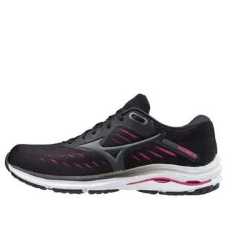 Mizuno Wave Rider 24 Wide “Black Pink”