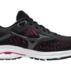 Mizuno Wave Rider 24 Wide “Black Pink”