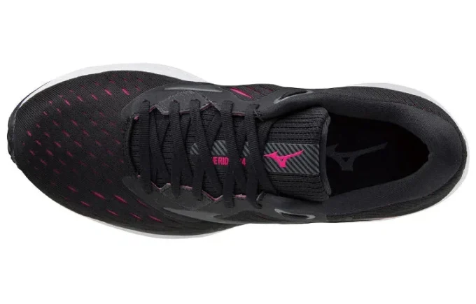 Mizuno Wave Rider 24 Wide “Black Pink”