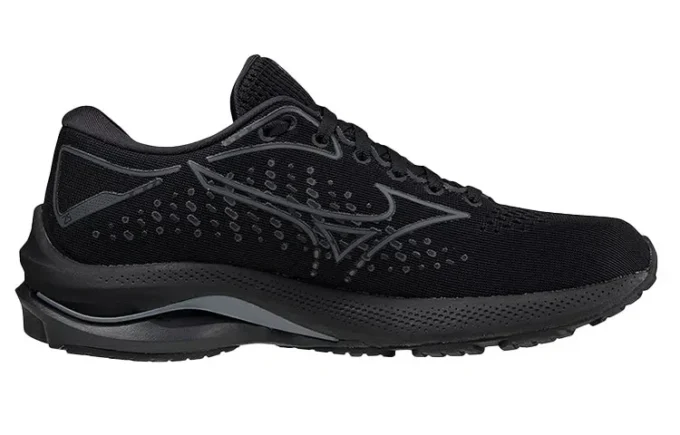 Mizuno Wave Rider 25 “Black Quiet Shade”