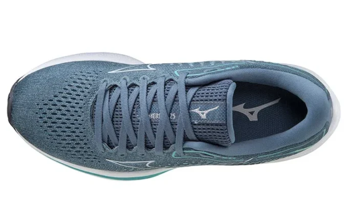 Mizuno Wave Rider 25 “Quarry Pearl Blue”