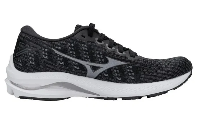 Mizuno Wave Rider 25 Waveknit “Black Grey”