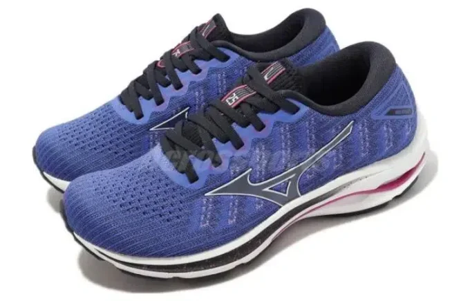 Mizuno Wave Rider 25 Waveknit Super Wide “Blue White”