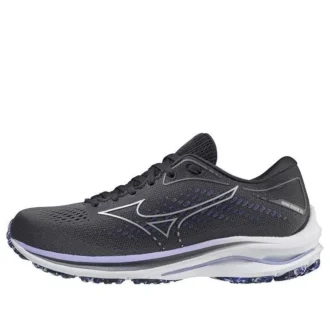 Mizuno Wave Rider 25 Wide “Black Pearl Violet Glow”