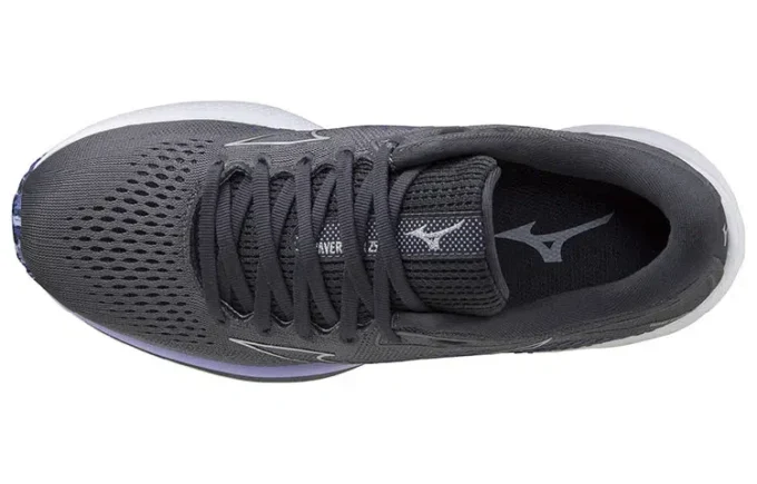 Mizuno Wave Rider 25 Wide “Black Pearl Violet Glow”