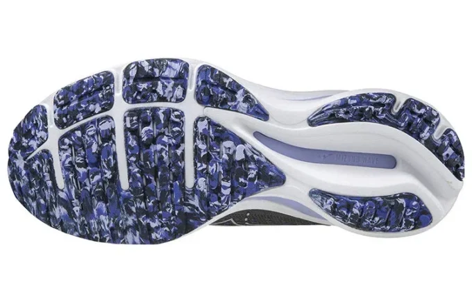 Mizuno Wave Rider 25 Wide “Black Pearl Violet Glow”