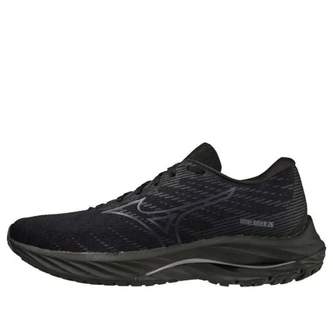 Mizuno Wave Rider 26 “Black Dark Grey”