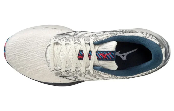 Mizuno Wave Rider 26 Super Wide “White Blue”