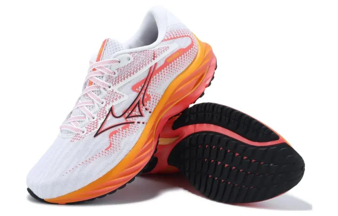 Mizuno Wave Rider 27 “White Orange”