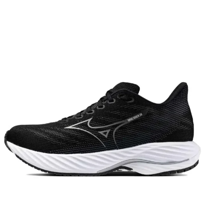 Mizuno Wave Rider 28 “Black Silver White”