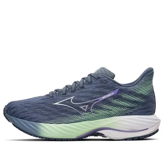 Mizuno Wave Rider 28 “Smokey Blue Mint Green”