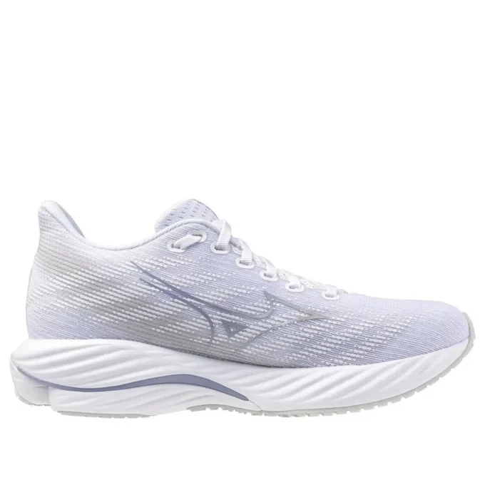 Mizuno Wave Rider 28 “White Silver”