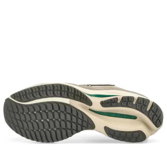 MIZUNO Wave Rider B “Light Beige Dark Grey Mint Green”