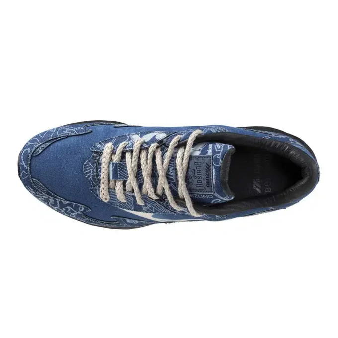 Mizuno x BUAISOU Wave Rider Beta “Mugen Blue White”