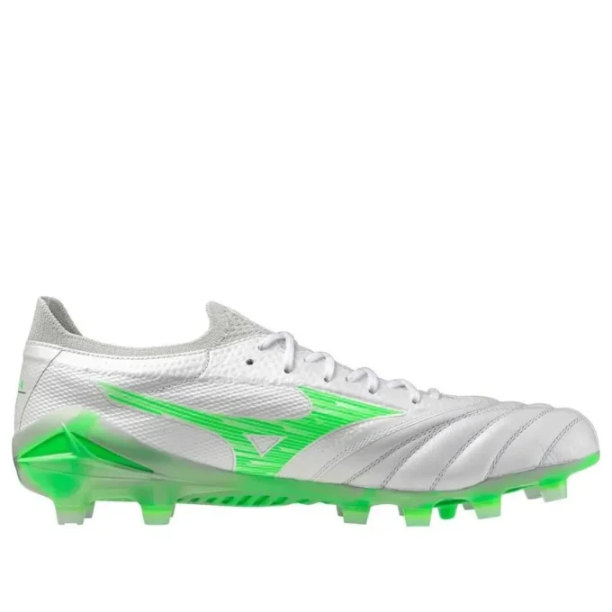 Morelia Neo IV Beta Elite FG “Frontier Pack White Green Gecko”
