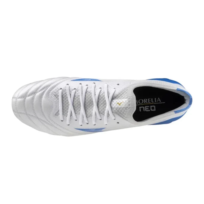 Morelia Neo IV Beta Elite FG “Mugen Pack White Blue”