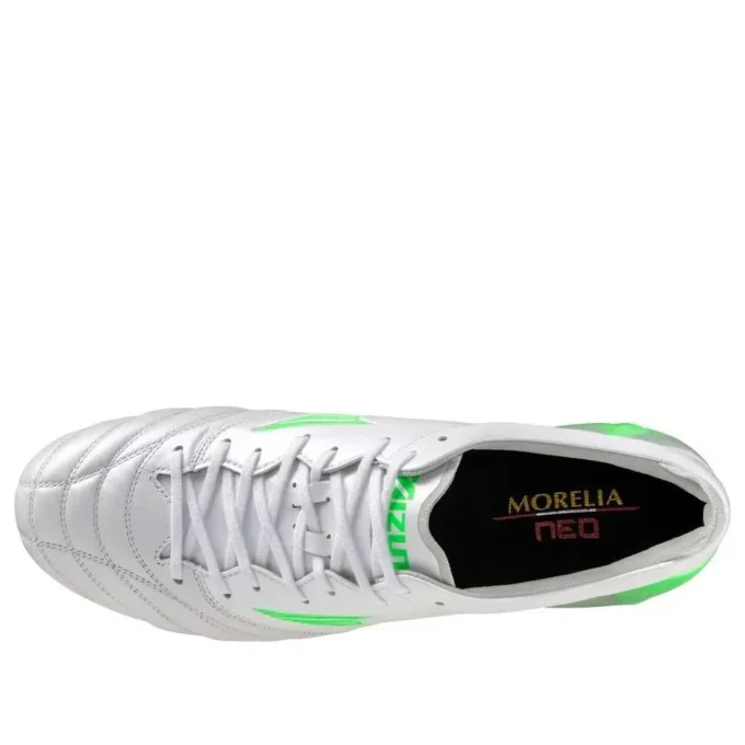Morelia Neo IV Elite FG “Frontier Pack White Green Gecko”
