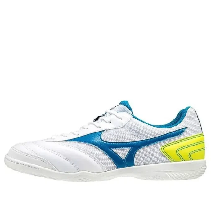 Morelia Sala Club Low Tops Lightweight Volleyball Shoes White Blue Yellow