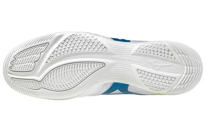 Morelia Sala Club Low Tops Lightweight Volleyball Shoes White Blue Yellow
