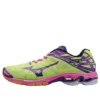 Wave Lightning Z Lightweight Wear-resistant Volleyball Shoes Green Purple