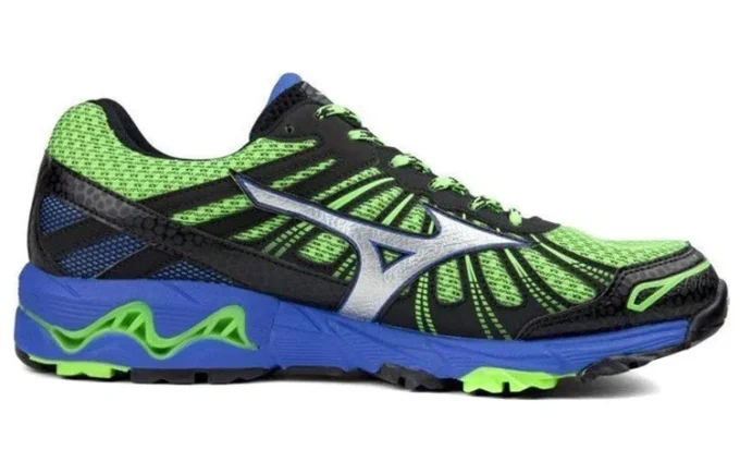 Wave Mujin 3 GTX Low Tops Wear-resistant Green Blue