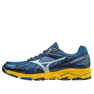 Wave Mujin 3 Low Tops Wear-resistant Blue Yellow