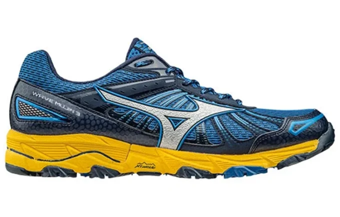 Wave Mujin 3 Low Tops Wear-resistant Blue Yellow