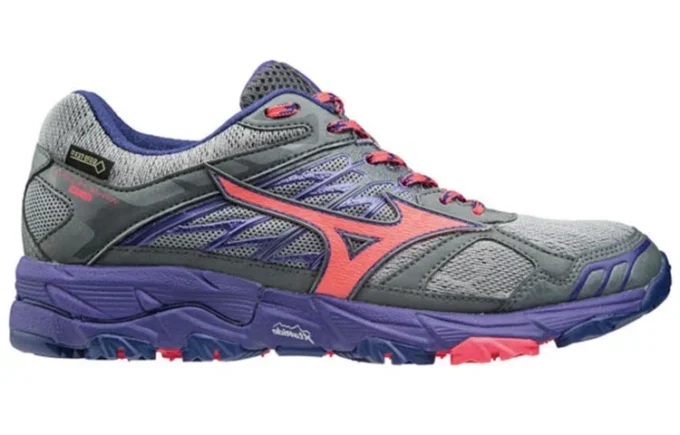 Wave Mujin 4 G-tx Low Tops Gray Purple Pink