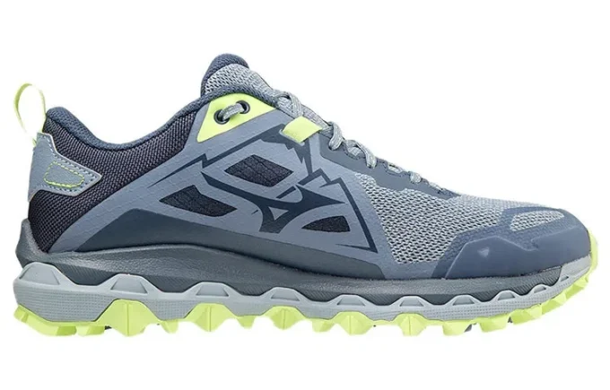 Wave Mujin 8 Low Tops Wear-resistant Blue Gray